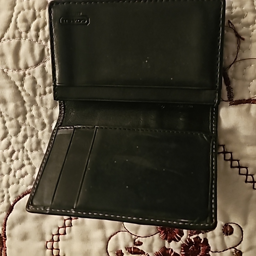 "MARKDOWN" Coach Card Holder Wallet